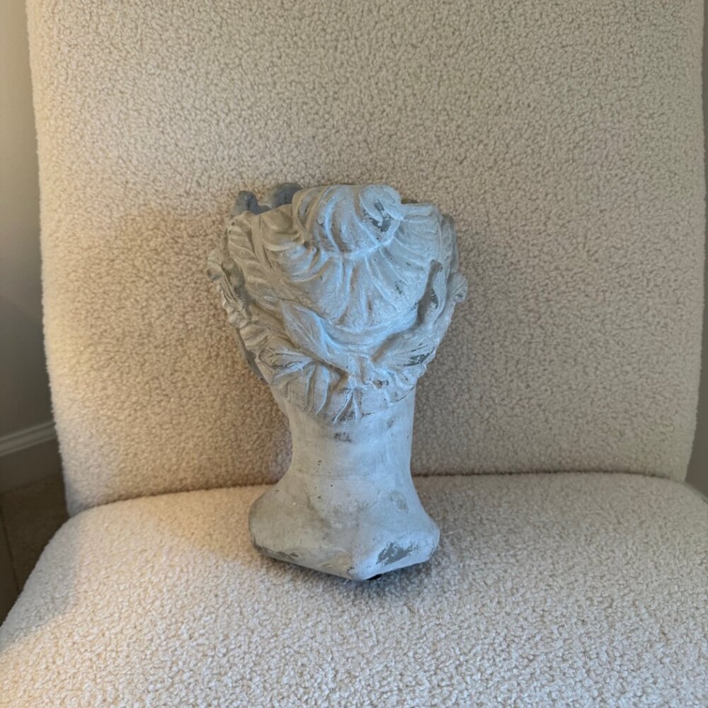 NWT! 10.25" Grecian Bust Planter (Large) - Picture 4 of 5